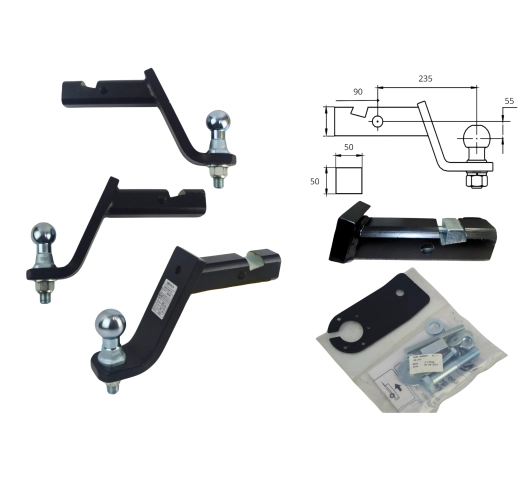 Adapter usa kula z przetyczką IMIOŁA SM/203 Adapter usa kula z przetyczką IMIOŁA SM/203
