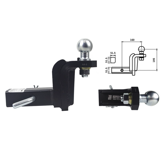 Adapter usa kula z przetyczką Autohak AH-6 Adapter usa kula z przetyczką Autohak AH-6