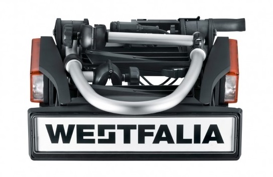 Bagażnik platforma na 2 rowery na hak WESTFALIA BC60 złożony